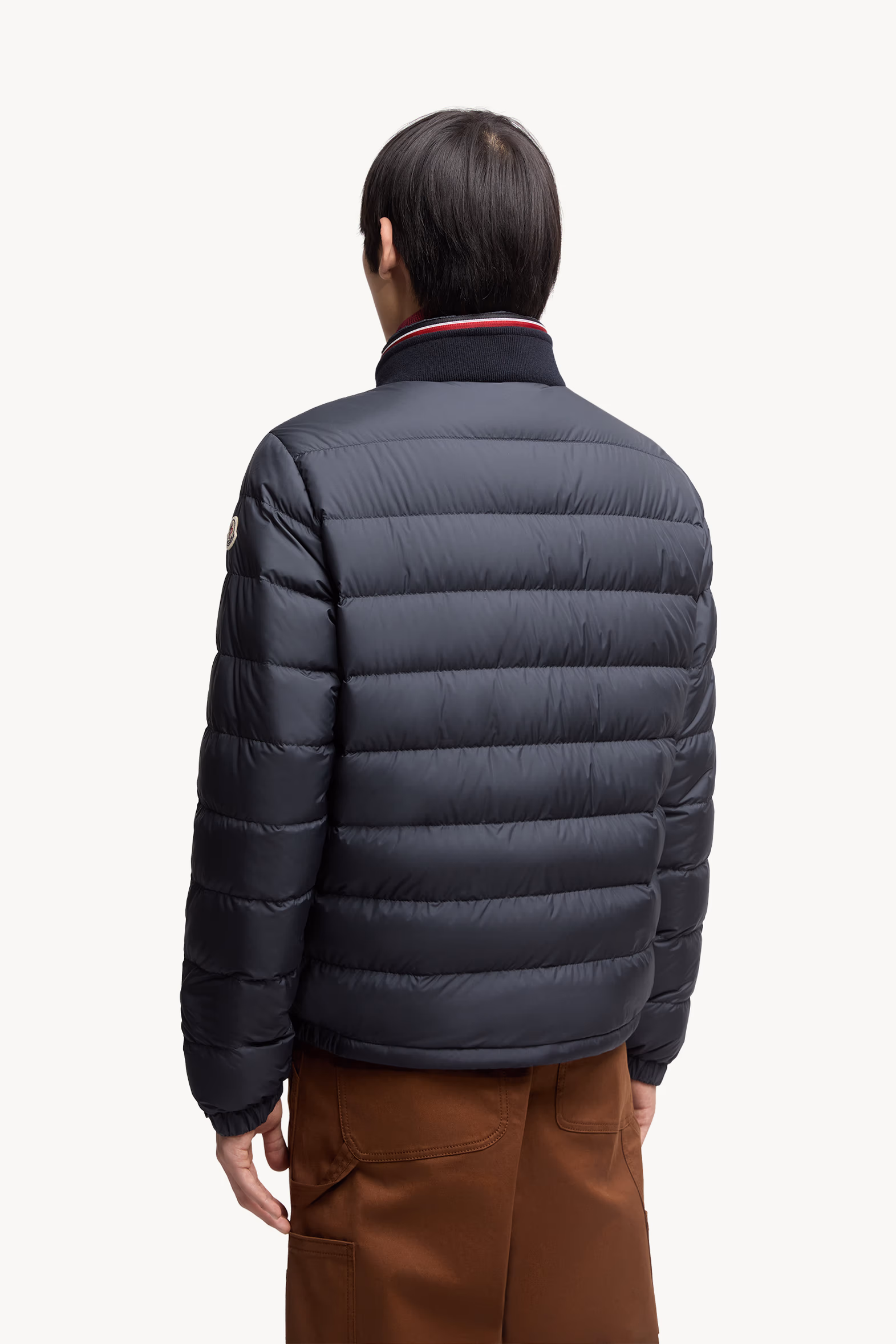 Brendann Short Down Jacket Men Blue Moncler 5
